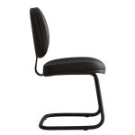 Cadeira Executiva Costurada Base em “S” PRETA – Corino Preto – 31014 Kairós Office Cadeiras Fixas 12