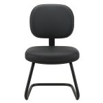 Cadeira Executiva LISA Base em “S” – Corino Preto – 31013 Kairós Office Cadeiras Fixas 12