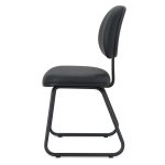 Cadeira Executiva LISA Base Trapézio – Corino Preto – 31030 Kairós Office Cadeiras Fixas 13