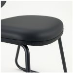 Cadeira Executiva LISA Base Trapézio – Corino Preto – 31030 Kairós Office Cadeiras Fixas 16