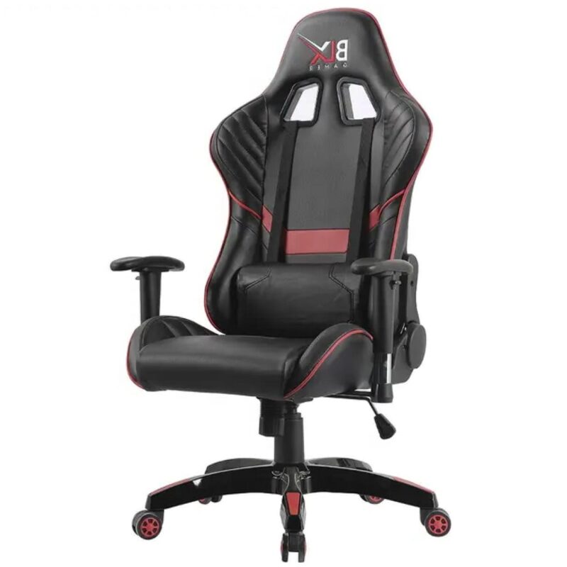 Cadeira Gamer Giratória BLX GAMER 6009G – Vermelho/Preto – 30031 KAIRÓS OFFICE Gamer 5