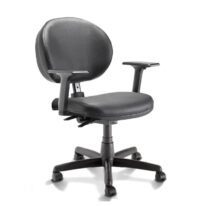 Cadeira Executiva PLUS LISA BACK SYSTEM c/ Braços Reguláveis – COR PRETO 32968 Kairós Office