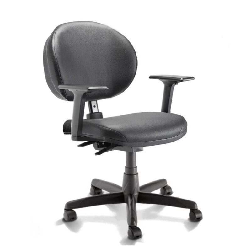 Cadeira Executiva PLUS LISA BACK SYSTEM c/ Braços Reguláveis – COR PRETO 32968 KAIRÓS OFFICE Executiva 2