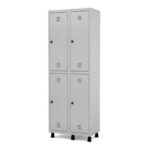 Armário Roupeiro de Aço com 04 PORTAS GRANDES – 1,93×0,69×0,40m – CZ/CZ – PANDIN – 10002 Kairós Office Roupeiro de Aço 9