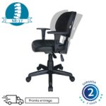 Cadeira Executiva Back System COSTURADA com Braços Reguláveis – Cor Preta – 31008 KAIRÓS OFFICE Executiva 13