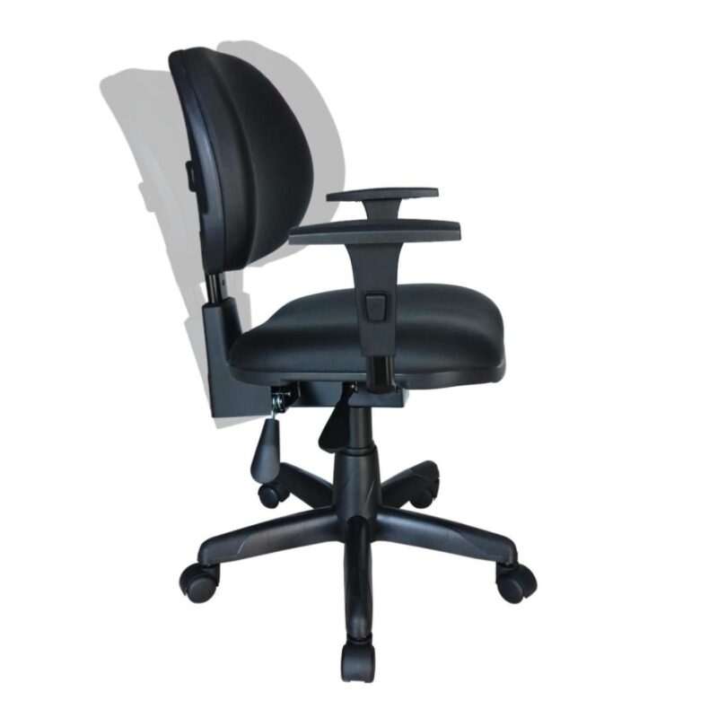 Cadeira Executiva Back System Lisa c/ Braços reguláveis – Cor Preta 31006 KAIRÓS OFFICE Executiva 2