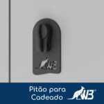 Roupeiro LOCKER de Aço c/ 08 PORTAS GRANDES – 1,90×1,28×0,40m – CZ/CZ – W3 – 11015 Kairós Office Roupeiro de Aço 6