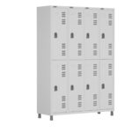 Roupeiro LOCKER de Aço c/ 08 PORTAS GRANDES – 1,90×1,28×0,40m – CZ/CZ – W3 – 11015 Kairós Office Roupeiro de Aço 5