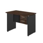 Mesa Escritório 1,20×0,60m – C/ 02 Gavetas MARSALA / PRETO – 23471 KAIRÓS OFFICE Linha 30 mm 7