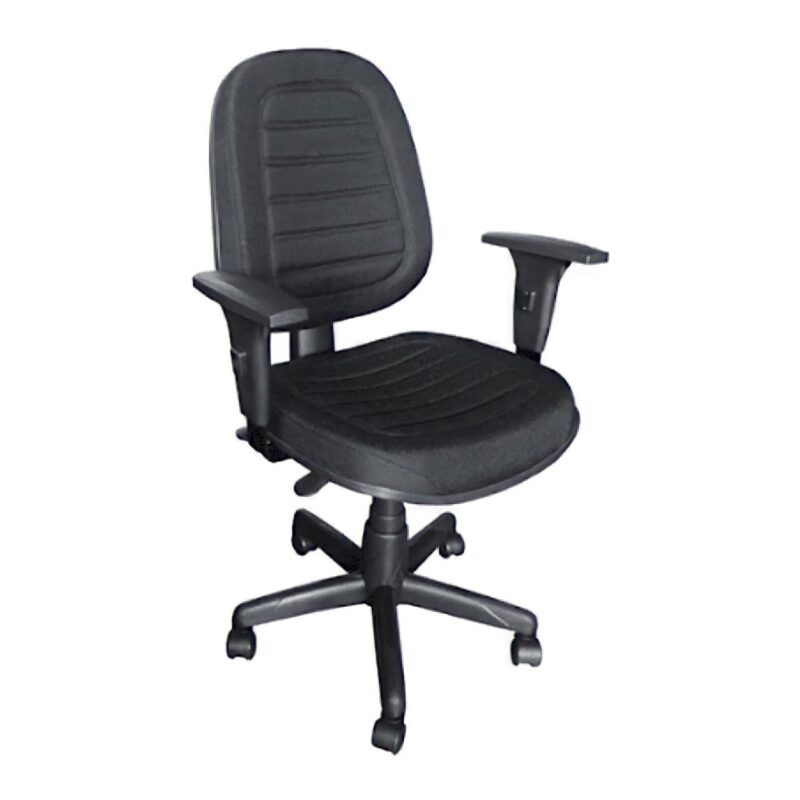 Cadeira Diretorzinha Back System Costurado C/ Braços Reguláveis – Cor Preto 32996 KAIRÓS OFFICE Diretorzinha 3