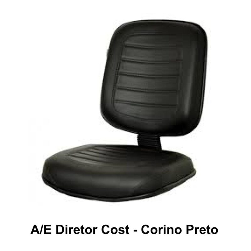 A/E Diretor Costurado GOMADA – Cor PRETA – 38002 Kairós Office Diretor 2