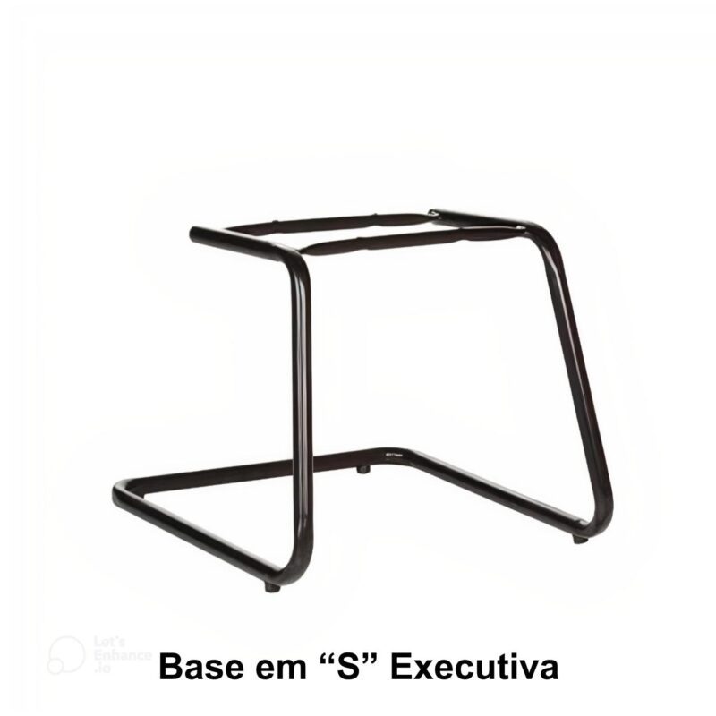 Base em “S” EXECUTIVA preta – PMD – 42209 Kairós Office Bases Fixas 2