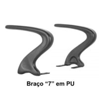Braço “7” modelo Fixo PU – 58052 KAIRÓS OFFICE Acessórios para Cadeiras