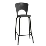 Banqueta Fixa Alta Piacere – Cor Preto – 34103 Kairós Office Banquetas 6