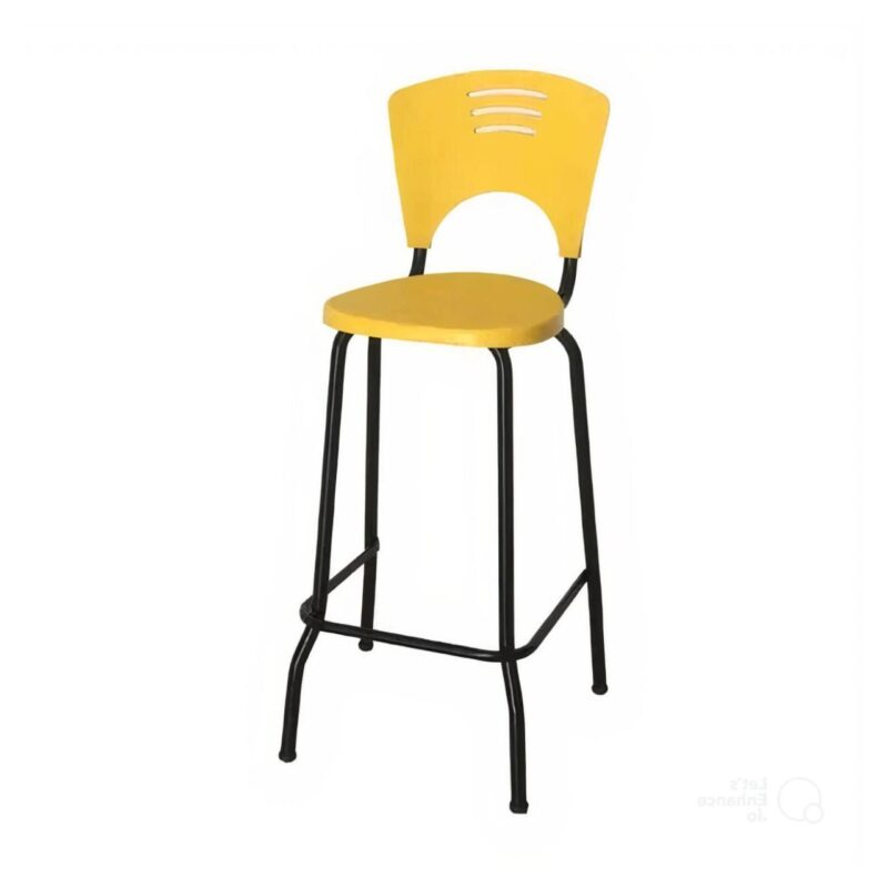Banqueta Fixa Alta Piacere – Cor Amarelo – 34105 Kairós Office Banquetas 5