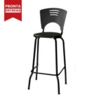Banqueta Fixa Alta Piacere – Cor Preto – 34103 Kairós Office Banquetas 9