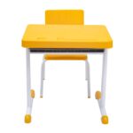Kit Escolar Individual – (Mesa e Cadeira) – JUVENIL 06 a 09 Anos COR AMARELO – 41083 KAIRÓS OFFICE Conjunto Escolar 8
