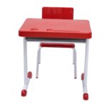 Kit Escolar Individual – (Mesa e Cadeira) – INFANTIL 03 a 06 Anos COR VERMELHO – 41090 KAIRÓS OFFICE Conjunto Escolar 9