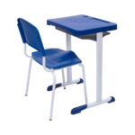 Kit Escolar Individual AZUL – (Mesa e Cadeira) – ADULTO – – COR AZUL – 40081 KAIRÓS OFFICE Adulto 9