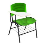 Cadeira Universitária Plástica com Prancheta MDF – COR VERDE 34018 KAIRÓS OFFICE Carteira Escolar 5