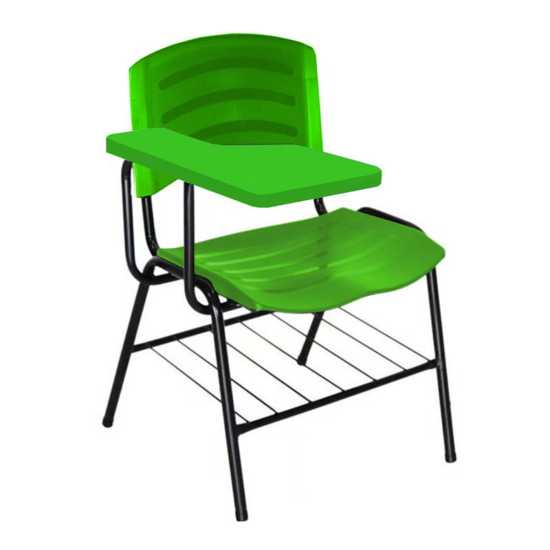Cadeira Universitária Plástica com Prancheta PLÁSTICA – COR VERDE 34024 KAIRÓS OFFICE Carteira Escolar 2