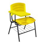 Cadeira Universitária Plástica com Prancheta PLÁSTICA – COR AMARELO 34025 Kairós Office Carteira Escolar 7