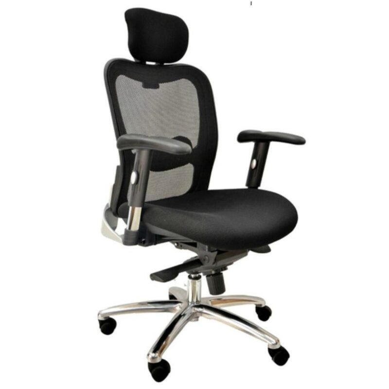 Poltrona Presidente TELA – MK-4002 – New Ergon – Cor Preta – 30014 KAIRÓS OFFICE Cadeira de Tela 2