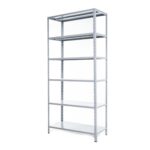 Estante de Aço com 06 Bandejas 30cm (#26/20) – 1,98×0,92×0,30m – SA – 11030 Kairós Office Estante de Aço 5