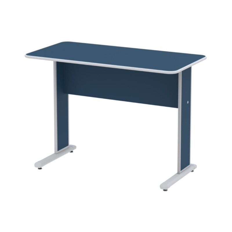 Mesa Escritório 1,50×0,60m c/ Gavetas – Cor Azul – 44087 Kairós Office JOB Azul 15 mm 5
