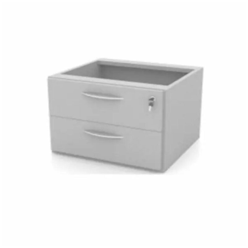 Mesa Escritório 1,20×0,60m c/ Gavetas – Cor Azul – 44085 Kairós Office JOB Azul 15 mm 6