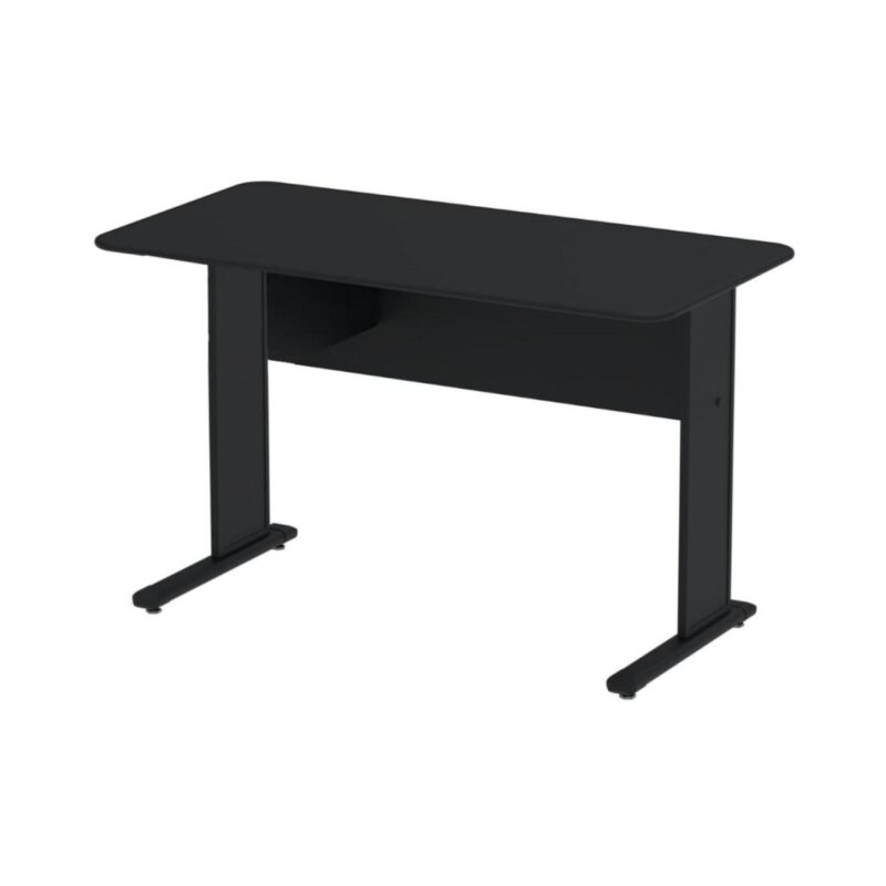 Mesa Escritório 1,50×0,60m c/ Gavetas – Cor Preto – 44093 KAIRÓS OFFICE Linha 15 mm 5