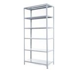 Estante de Aço com 06 Bandejas 40 cm (24/18) – 1,98×0,92×0,40m – SA – 16017 Kairós Office Estante de Aço 6