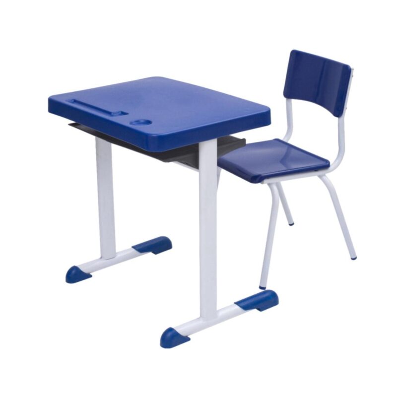 Kit Escolar Individual AZUL – (Mesa e Cadeira) – INFANTIL 03 a 06 Anos 41089 Kairós Office Infantil 2