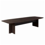 Mesa de Reunião Diretoria ABAULADA – 2,80×1,20m MARSALA/PRETO – 21016 KAIRÓS OFFICE Mesa de Reunião 6