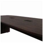 Mesa de Reunião Diretoria ABAULADA – 2,80×1,20m MARSALA/PRETO – 21016 KAIRÓS OFFICE Mesa de Reunião 7