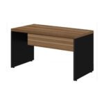 Mesa de Escritório 1,20×0,60m S/ Gaveta NOGAL SEVILHA 21469 KAIRÓS OFFICE Linha 40 mm 7