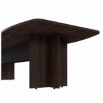 Mesa de Reunião Diretoria ABAULADA – 2,80×1,20m MARSALA/PRETO – 21016 KAIRÓS OFFICE Mesa de Reunião 8