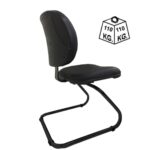 Cadeira Executiva LISA Base em “S” – Cor Preta 31013 KAIRÓS OFFICE Cadeiras Fixas 10