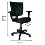 Cadeira B-ONE Back System com Braços Reguláveis – Cor Preta 31010 KAIRÓS OFFICE Executiva 9