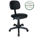 Cadeira Secretária Giratória sem Braços – Corino Preto – PMD – 42003 KAIRÓS OFFICE Secretária 8