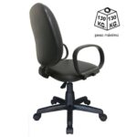 Cadeira Diretor LISA Giratória – Braço Corsa – Corino Preto 30201 Kairós Office Diretor 10