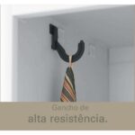 Armário Roupeiro de Aço com 02 PORTAS GRANDES – 1,93×0,34×0,40m – CZ/CZ – PANDIN – 10001 Kairós Office Roupeiro de Aço 17