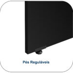 Mesa de Escritório em L com Gavetas – Mesa 1,50m + Mesa Auxiliar NOGAL SEVILHA/PRETO – 21477 KAIRÓS OFFICE Linha 40 mm 9