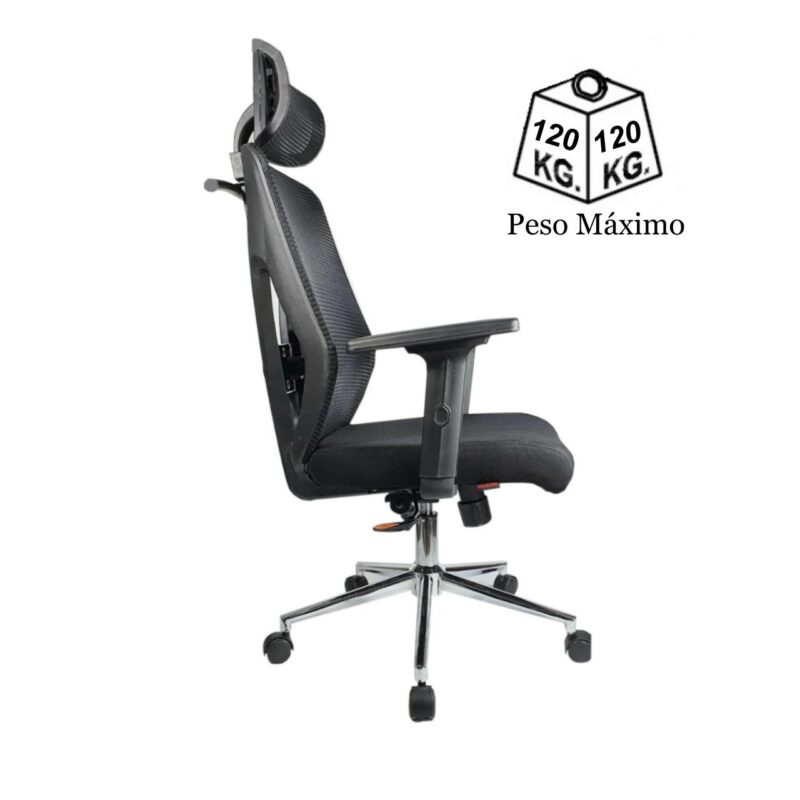 Cadeira Presidente Tela MK-4010 COR PRETO – 30029 KAIRÓS OFFICE Cadeira de Tela 4