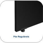 Mesa de Reunião Retangular 2,00×0,90m – C/ Caixa de Tomadas MARSALA / PRETO – 51015 Kairós Office Mesa de Reunião 10