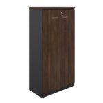 Armário Alto Fechado com 02 Portas – 1,60×0,80×0,45m MARSALA / PRETO – 51009 KAIRÓS OFFICE Linha 30 mm 7