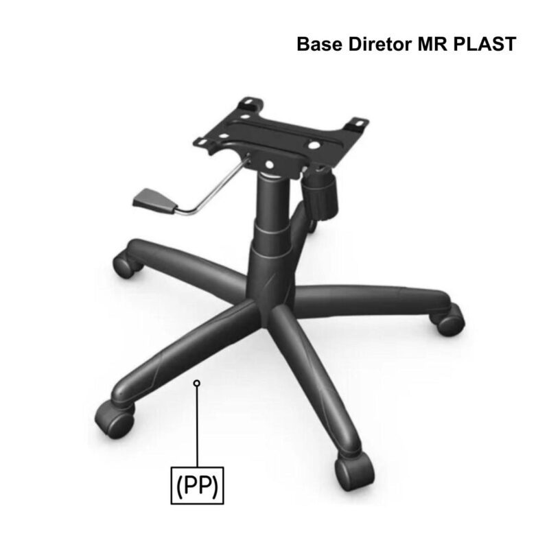 Base Giratória Dir/Pres Relax com ARANHA PP – 99920 Kairós Office Bases Giratória 2