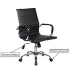 Cadeira DIRETOR Charles Eames Esteirinha – PRETO – PMD – 32887 KAIRÓS OFFICE Diretor 9