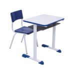 Kit Escolar Individual AZUL – (Mesa e Cadeira) – INFANTIL – MADEIRA – COR AZUL – 40085 KAIRÓS OFFICE Infantil 6