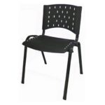 Cadeira Plástica 04 pés Plástico Preto (Polipropileno) – 31201 KAIRÓS OFFICE Plástica 5